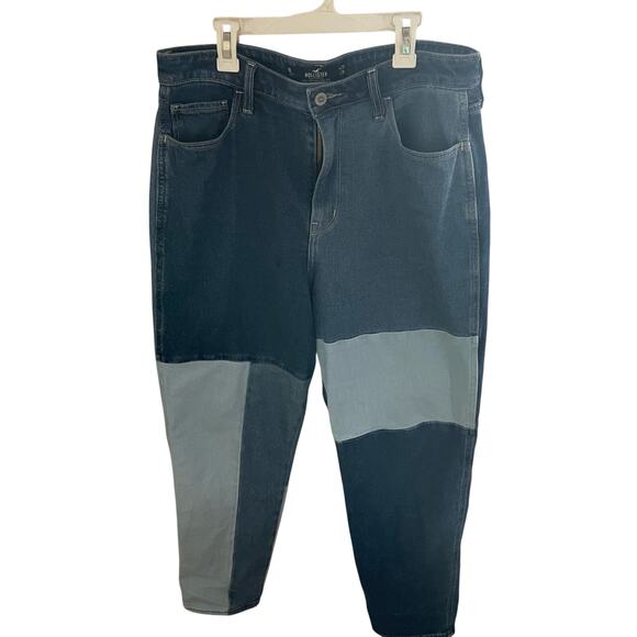 Hollister Ultra High Rise Patch Mom Jeans - Picture 1 of 6